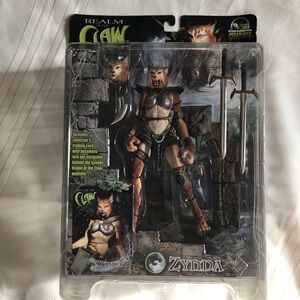 2001 Stan Winston Creatures Realm of the Claw 8” ZYNDA Poseable Figure NWT